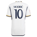 Luka Modric Los Merengues adidas 2023/24 Home Authentic Jersey - White/Navy
