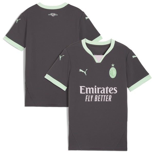AC Milan Puma Youth 2024/25 Third Replica Jersey - Charcoal