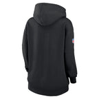 Seattle Seahawks Nike Women's 2024 NFL Crucial Catch Club Pullover Hoodie - Black