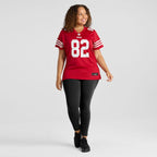 Ross Dwelley San Francisco 49ers Nike Women's Team Game Jersey -  Scarlet