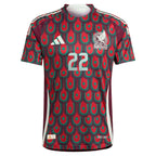 Hirving Lozano Mexico National Team adidas 2024 Home Authentic Player Jersey - Burgundy/Green