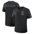 Chicago Bears Nike Tall 2025 NFL Crucial Catch Tri-Blend Dri-FIT T-Shirt - Black