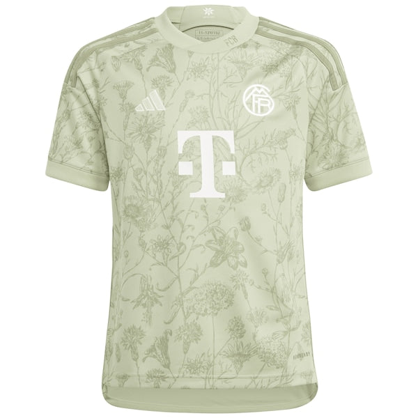 Harry Kane Bayern Munich adidas Youth 2023/24 Oktoberfest Replica Player Jersey - Green/White