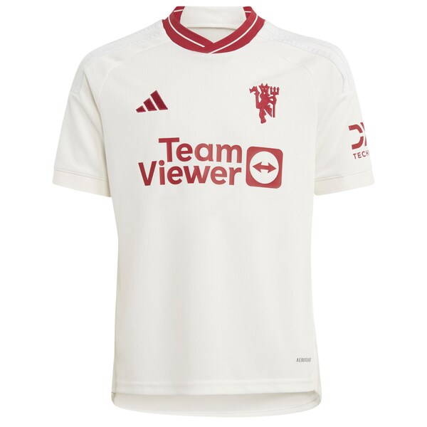 Casemiro Manchester United adidas Youth 2023/24 Third Replica Player Jersey - White