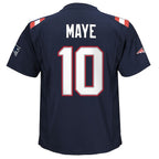 Drake Maye New England Patriots Nike Preschool Player Game Jersey - Navy