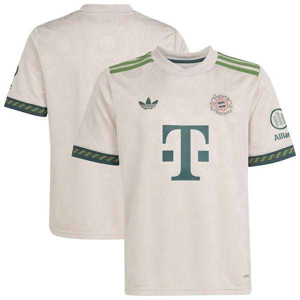 Bayern Munich adidas Youth 2025/26 Fourth Replica Jersey - Tan