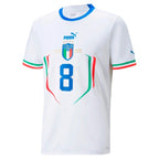 Jorginho Italy National Team Puma Youth 2022/23 Away Replica Player Jersey - White