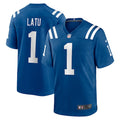 Laiatu Latu Indianapolis Colts Nike 2024 NFL Draft First Round Pick Player Game Jersey - Royal