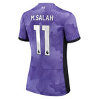 Mohamed Salah Liverpool Nike Women's 2023/24 Third Stadium Replica Player Jersey - Purple