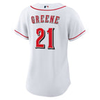 Hunter Greene Cincinnati Reds Nike Women's Home Replica Jersey - White