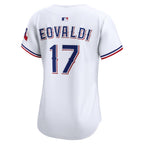 Nathan Eovaldi Texas Rangers Nike Women's Home Limited Player Jersey - White