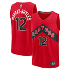 Collin Murray-Boyles Toronto Raptors  2025 NBA Draft First Round Pick Fast Break Replica Jersey - Icon Edition - Red