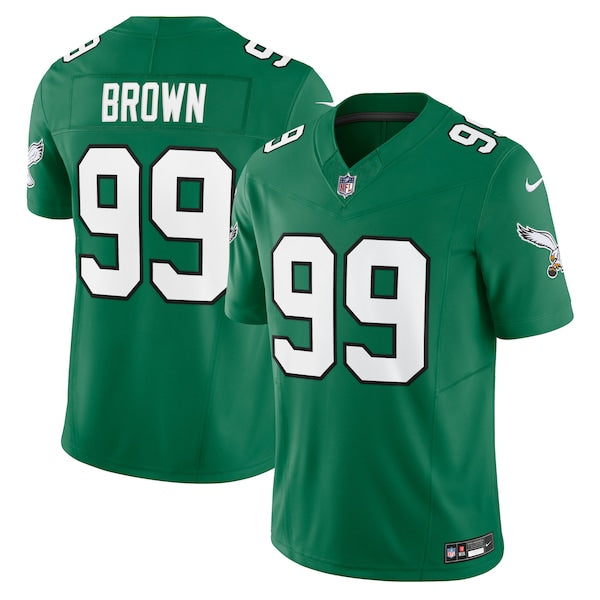 Jerome Brown Philadelphia Eagles Nike Alternate Vapor F.U.S.E. Limited Jersey - Kelly Green