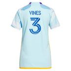 Sam Vines Colorado Rapids adidas Women's 2024 New Day Kit Replica Player Jersey - Light Blue/Burgundy