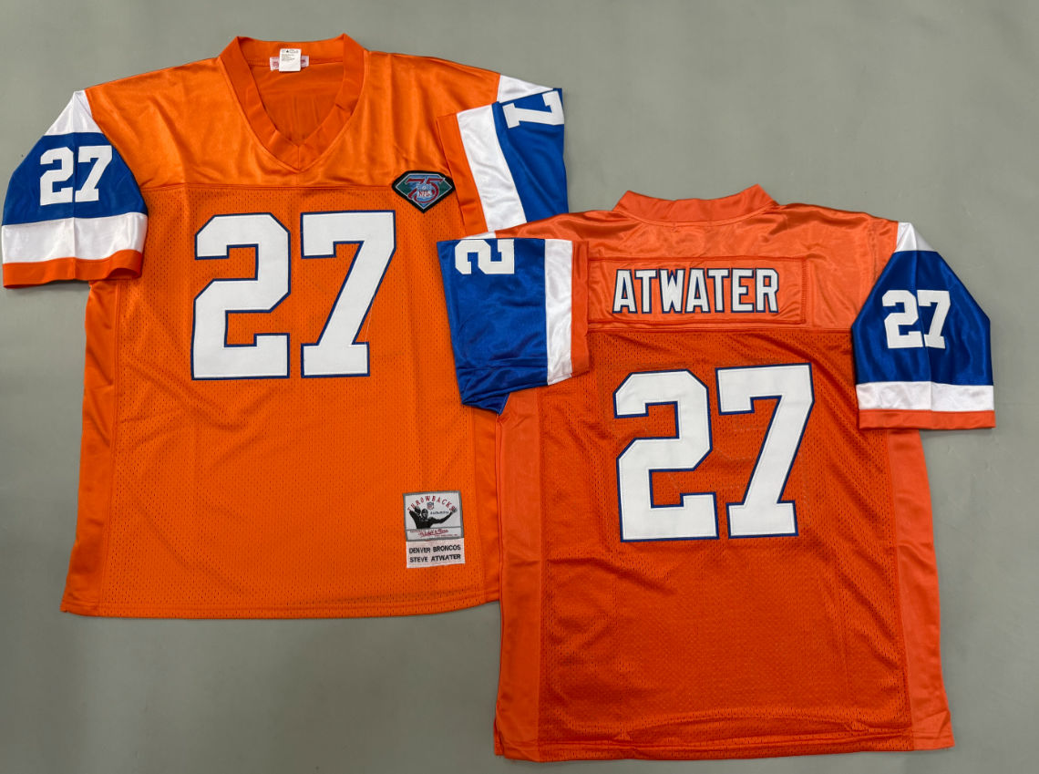 Steve Atwater Denver Broncos Authentic Throwback Retired Player Jersey