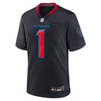 Stefon Diggs Houston Texans Nike Alternate Game Jersey -  Navy/Red