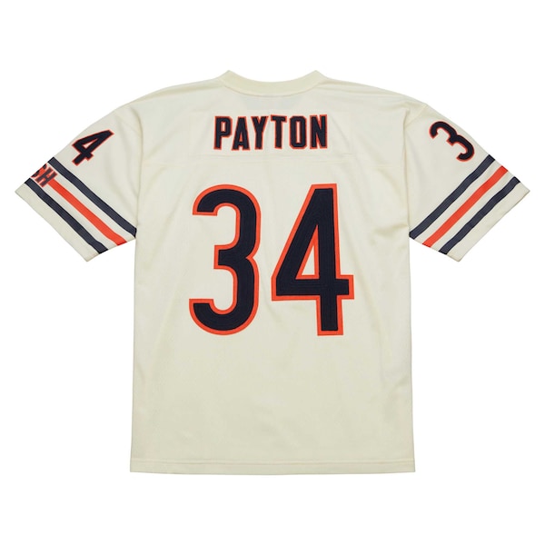 Walter Payton Chicago Bears Chainstitch Legacy Jersey - Cream