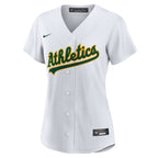 Athletics Nike Women's #1 Bride Home Replica Jersey - White