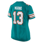 Dan Marino Miami Dolphins Nike Women's Retired Player Jersey - Aqua
