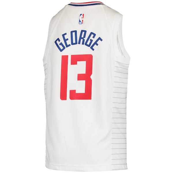 Paul George LA Clippers Nike Youth 2020/21 Swingman Jersey - Association Edition - White
