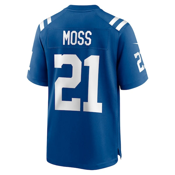 Zack Moss Indianapolis Colts Nike Game Player Jersey - Royal/Blue