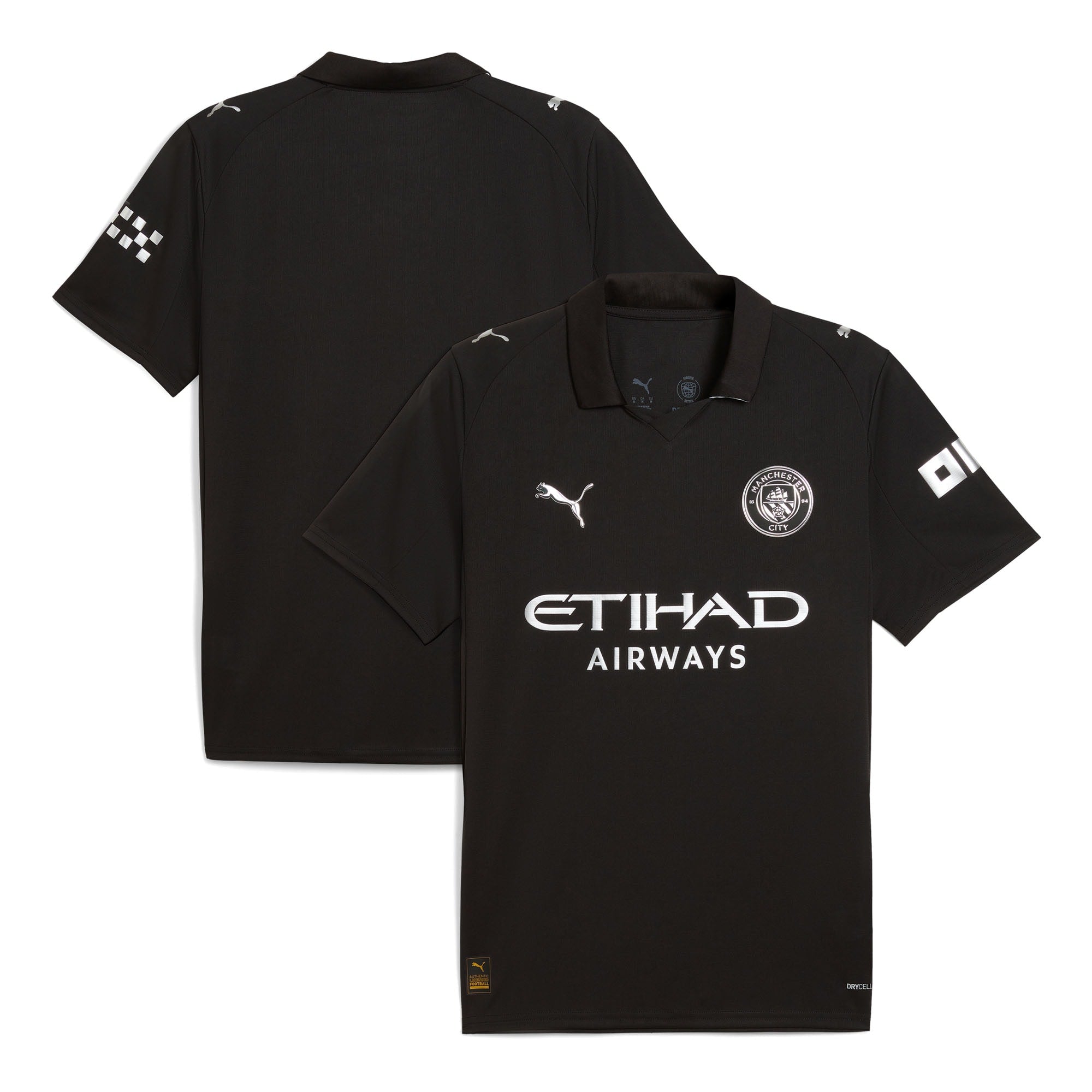 Manchester City Puma 2025/26 Home Replica Jersey - Sky Blue/Black