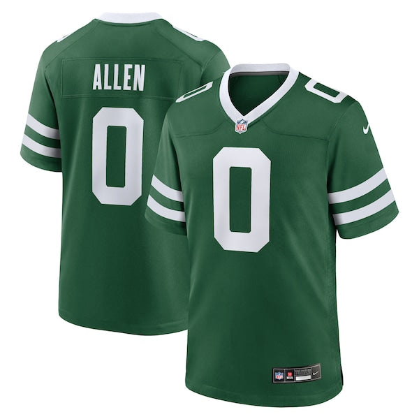 Braelon Allen New York Jets Nike Game Jersey - Legacy Green