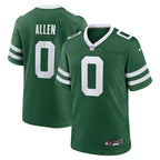Braelon Allen New York Jets Nike Game Jersey - Legacy Green