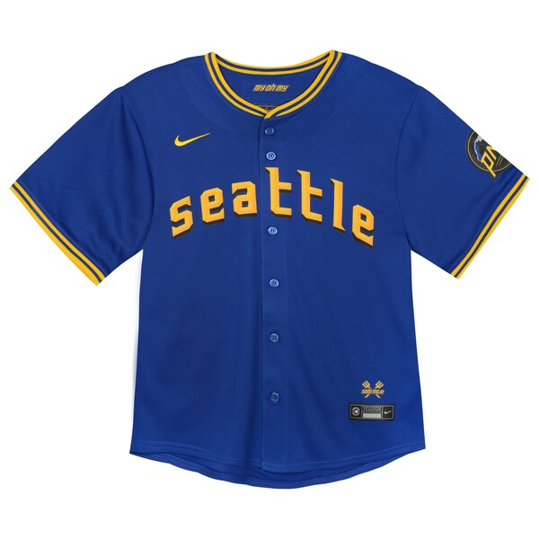Seattle Mariners Nike Toddler City Connect Limited Player Jersey - Navy