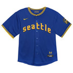 Seattle Mariners Nike Toddler City Connect Limited Player Jersey - Navy