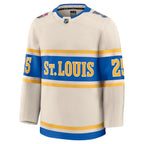 Jordan Kyrou St. Louis Blues  2025 NHL Winter Classic Premium Player Jersey - Cream