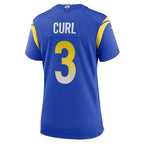 Kamren Curl Los Angeles Rams Nike Women's Team Game Jersey -  Royal