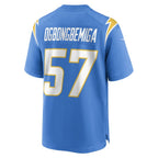 Amen Ogbongbemiga Los Angeles Chargers Nike Game Player Jersey - Powder Blue