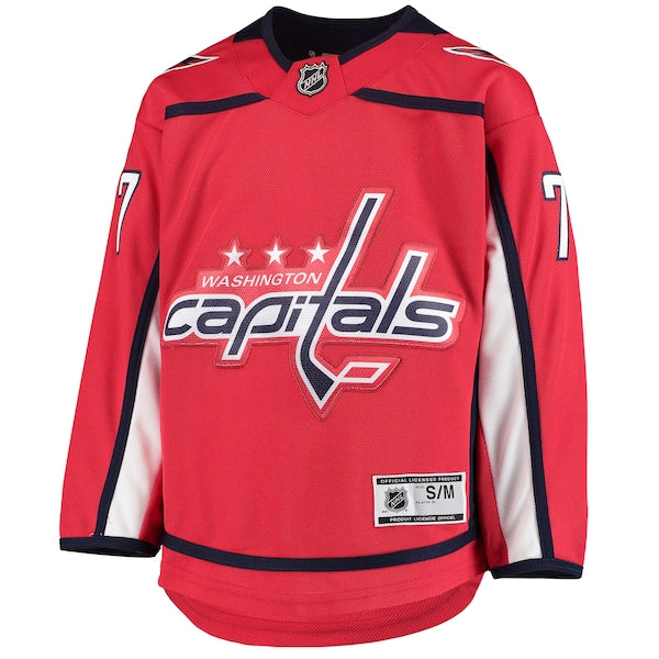 TJ Oshie Washington Capitals Youth Home Premier Player Jersey - Red/Navy