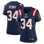 Mark Perry New England Patriots Nike Women's Team Game Jersey -  Navy
