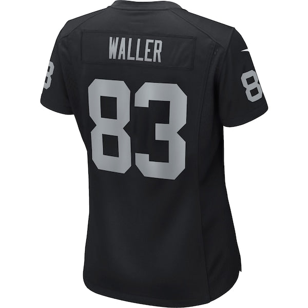 Darren Waller Las Vegas Raiders Nike Women's Player Jersey - Black/White