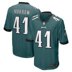 Nicholas Morrow Philadelphia Eagles Nike  Game Jersey - Midnight Green