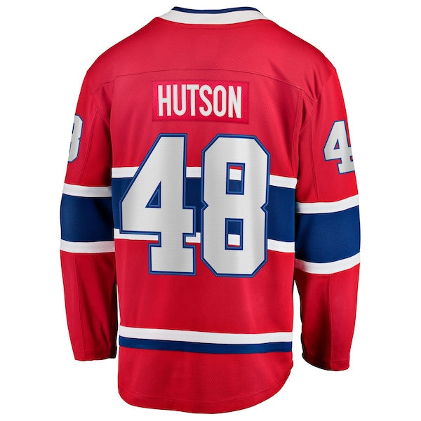 Lane Hutson Montreal Canadiens  Home Breakaway Jersey - Red