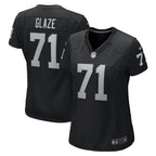 DJ Glaze Las Vegas Raiders Nike Women's  Game Jersey -  Black
