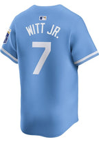 Bobby Witt Jr. Kansas City Royals Nike Alternate Limited Player Jersey – Light Blue