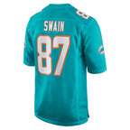 Freddie Swain Miami Dolphins Nike  Game Jersey -  Aqua