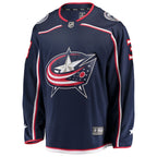 Charlie Coyle Columbus Blue Jackets  Home Breakaway Jersey - Navy