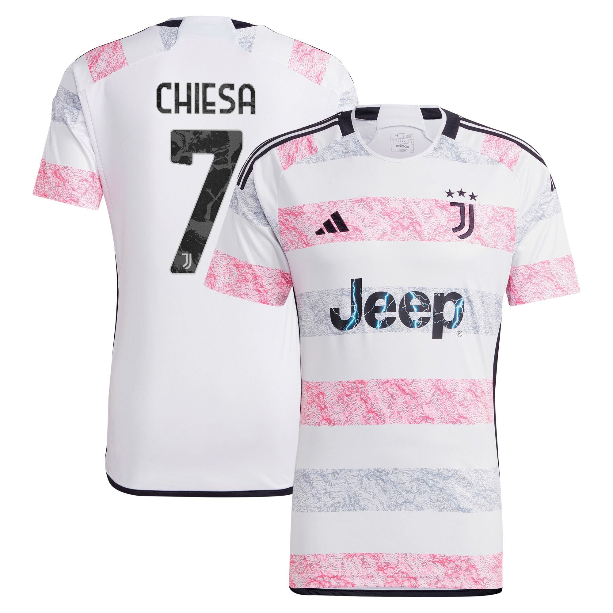 Federico Chiesa Juventus adidas 2023/24 Third Replica Player Jersey - Gray/Black/White