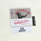Dan Marino Miami Dolphins Chainstitch Legacy Jersey - Cream