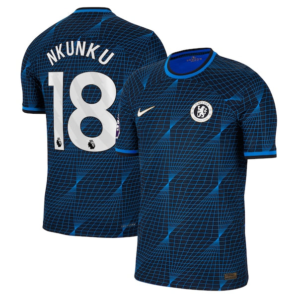 Christopher Nkunku Chelsea Nike 2023/24 Away Match Authentic Player Jersey - Navy