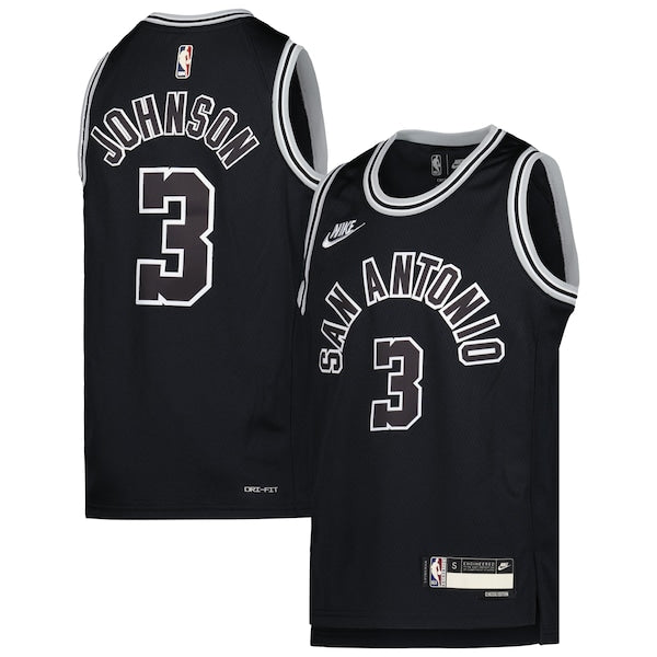 Keldon Johnson San Antonio Spurs Nike Youth 2022/23 Swingman Jersey - Classic Edition - Black