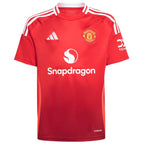Marcus Rashford Manchester United adidas Youth 2024/25 Home Replica Player Jersey - Red