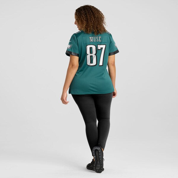 Nick Muse Philadelphia Eagles Nike Women's Team Game Jersey - Midnight Green