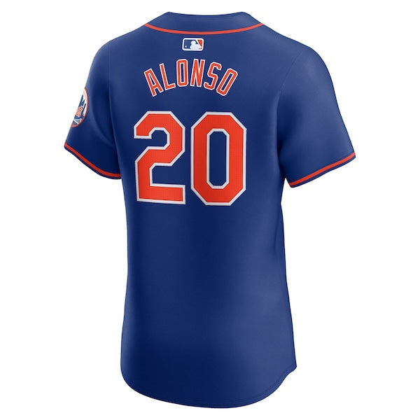 Pete Alonso New York Mets Nike 2nd Alternate Elite Player Jersey - Royal/White