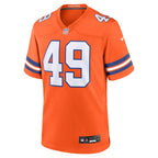Alex Singleton Denver Broncos Nike Alternate Game Jersey -  Orange